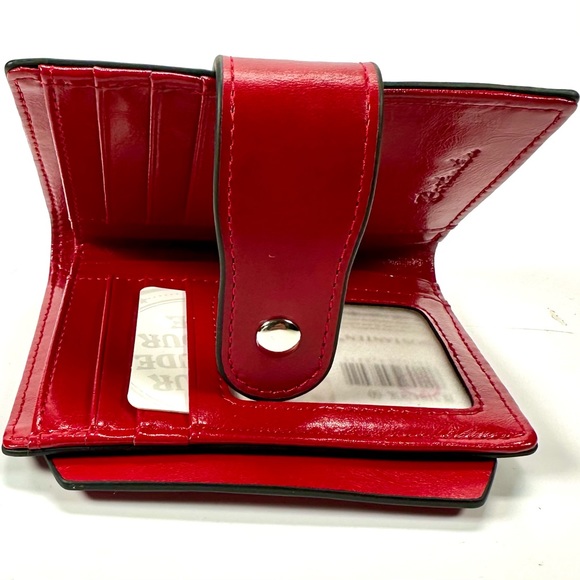 Bostanten ID Snap Zip Red Wallet - Picture 4 of 5